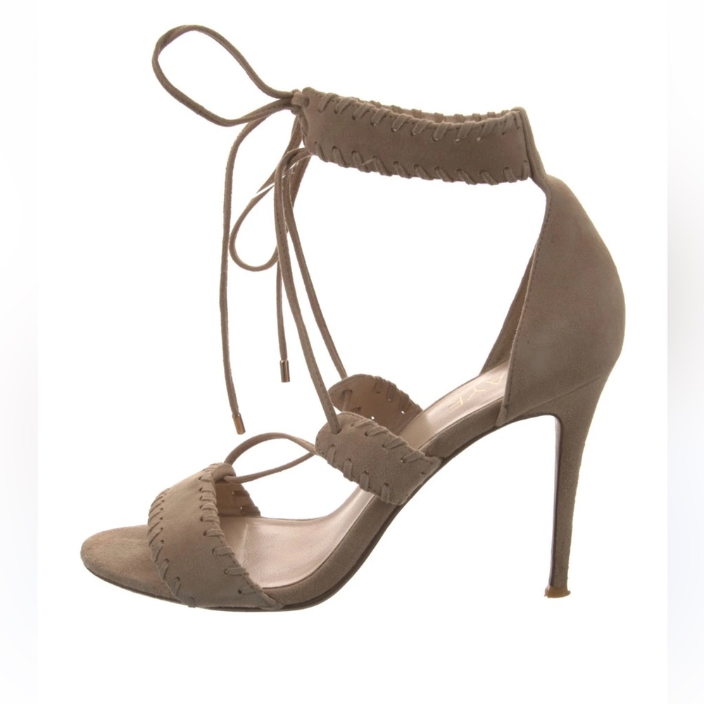 RAYE Elegant Tan Stiletto Heels